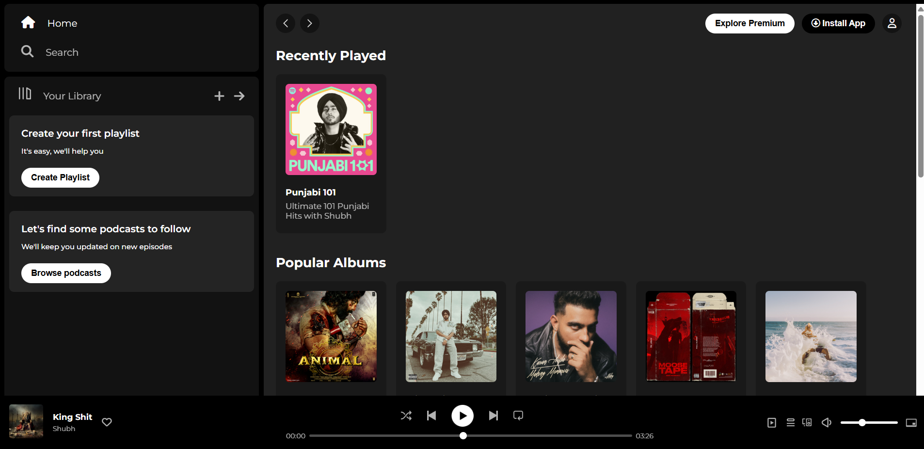 Spotify Clone